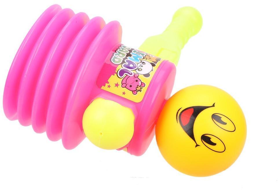 Молоточек-пищалка Колобок, в ассорт., сетка