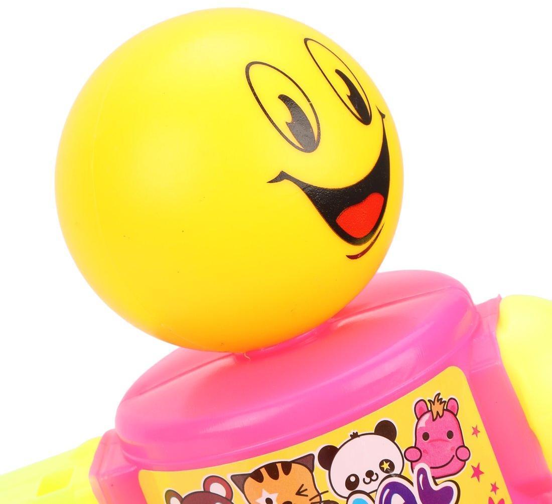 Молоточек-пищалка Колобок, в ассорт., сетка