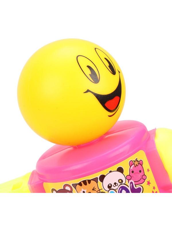 Молоточек-пищалка Колобок, в ассорт., сетка