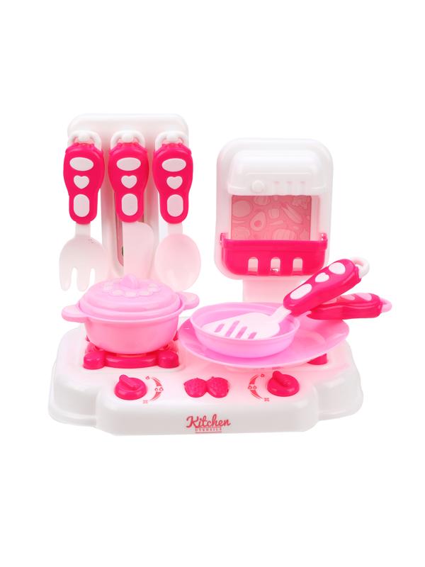 Игровой набор Плита с посудой, комплектность 11 предм., в ассорт., кор.