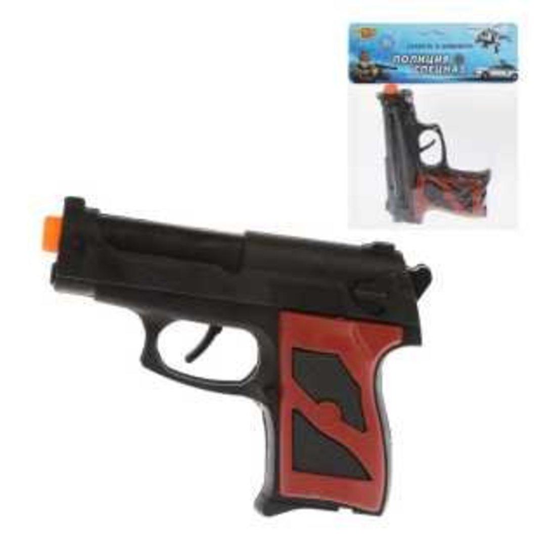 Пистолет с механической трещоткой, пакет, в ассортименте