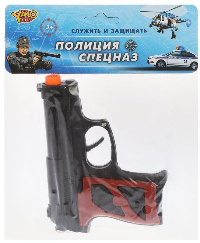 Пистолет с механической трещоткой, пакет, в ассортименте