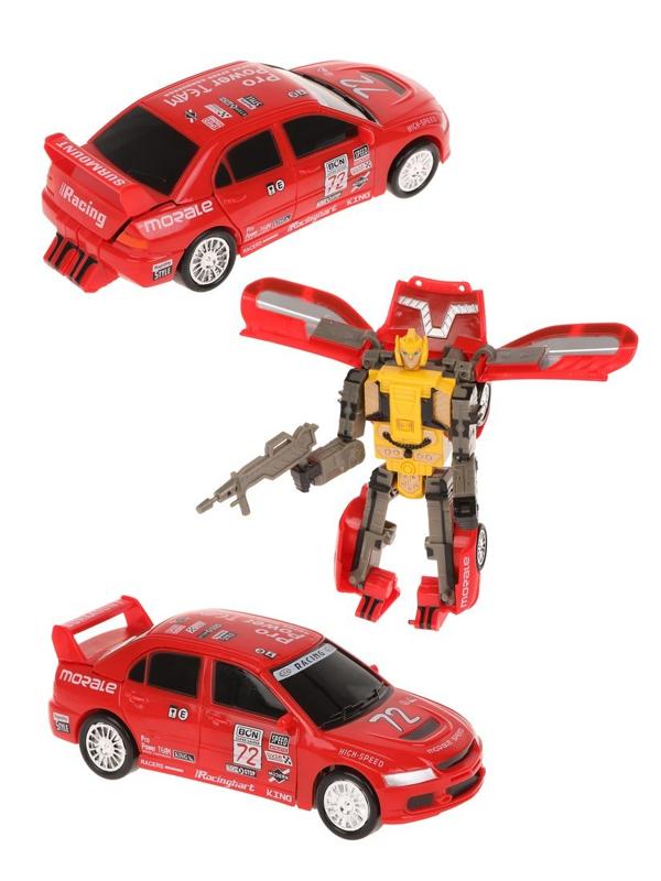 Робот-машина, свет, звук, в комплекте: тестовые эл.пит.LR41*3шт., в
ассортименте