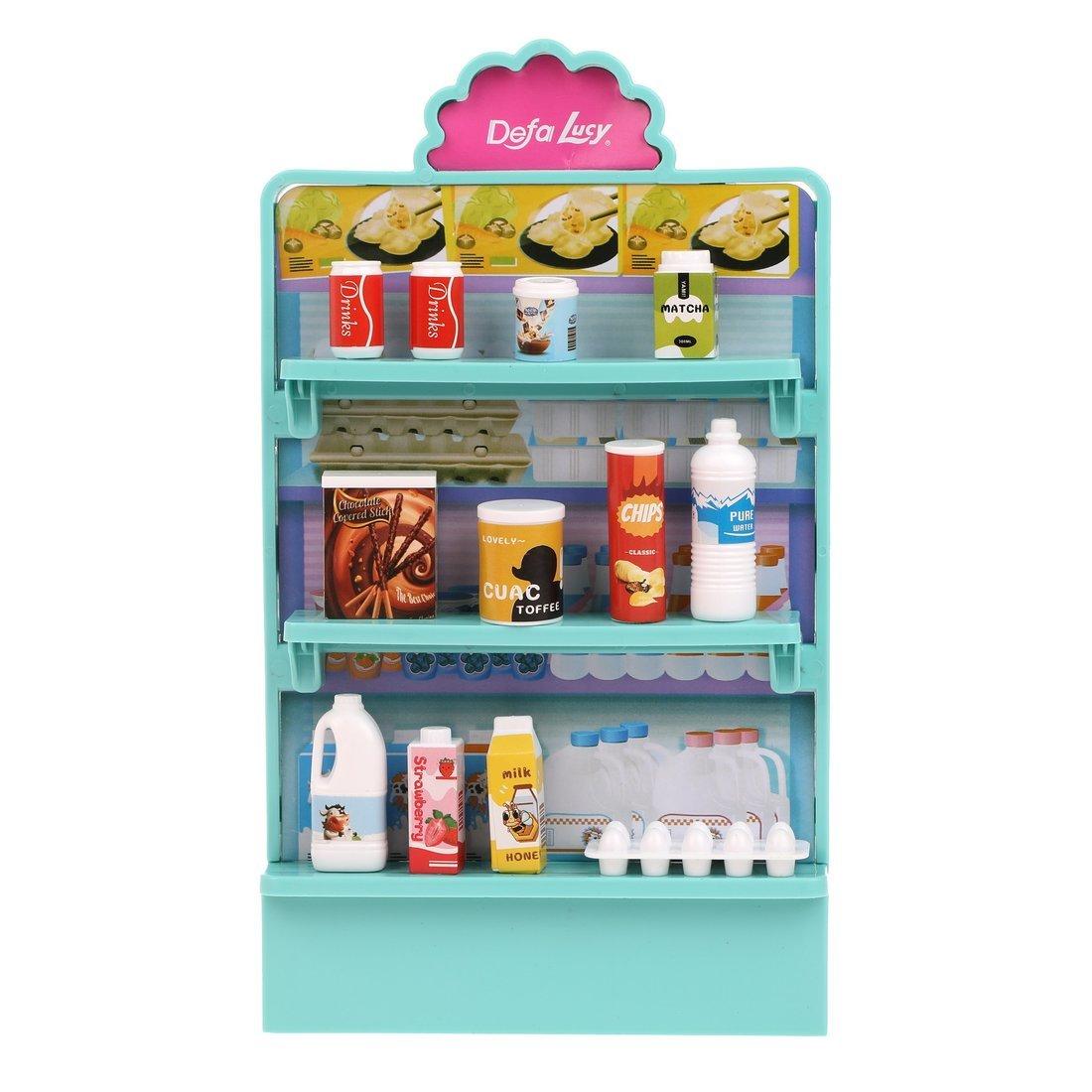 Игровой набор Defa Lucy. «Супермаркет» 2 куклы, 16 предм.в компл.