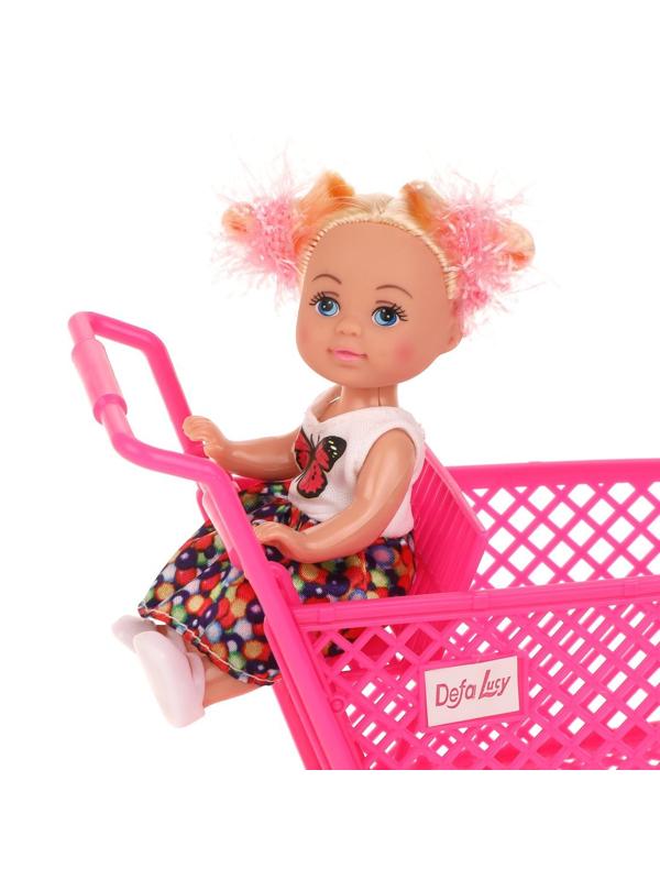 Игровой набор Defa Lucy. «Супермаркет» 2 куклы, 16 предм.в компл.