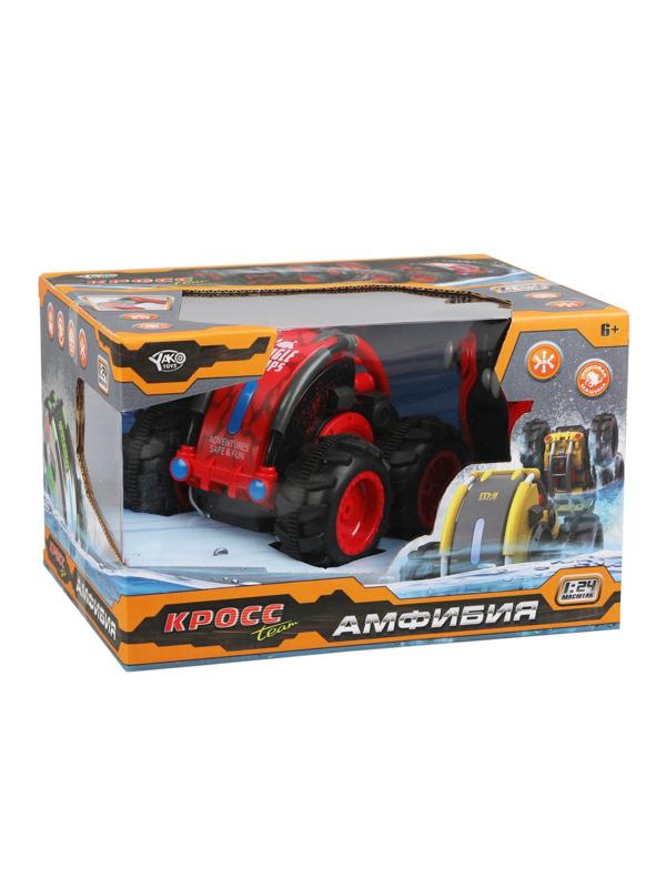 Машина трюковая Амфибия р/у, мягкие шины, аккум., USB шнур, эл.пит АА*2шт.не
вх.в комплект