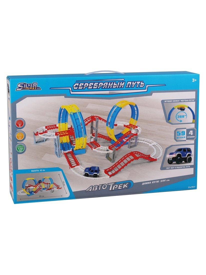 Игровой набор Автотрек электрифицированный, свет, батарейки АА*1шт не входят в
комплект