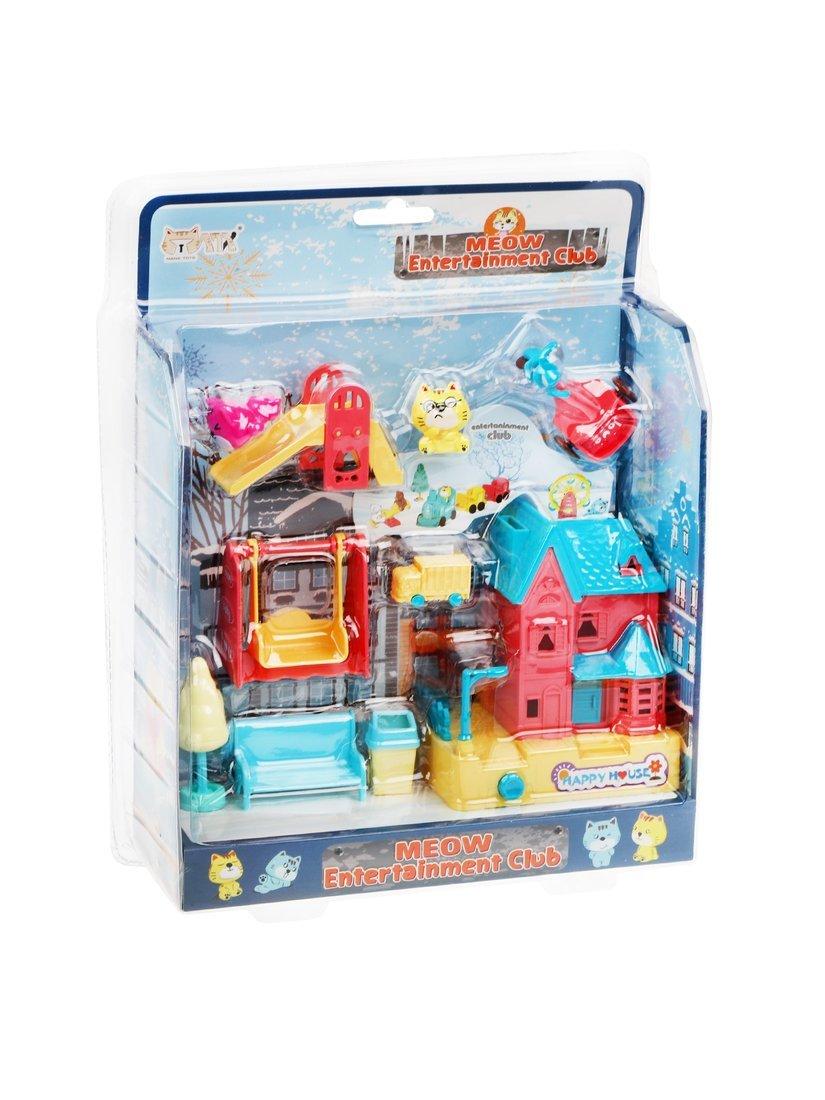 Игр. Набор Дом, свет, звук, в компл. предметов 10шт., эл.пит. ААх2шт не вх.
в компл., блистер