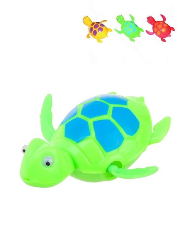 Игрушка заводная для ванной Черепашка, сетка, в ассортименте