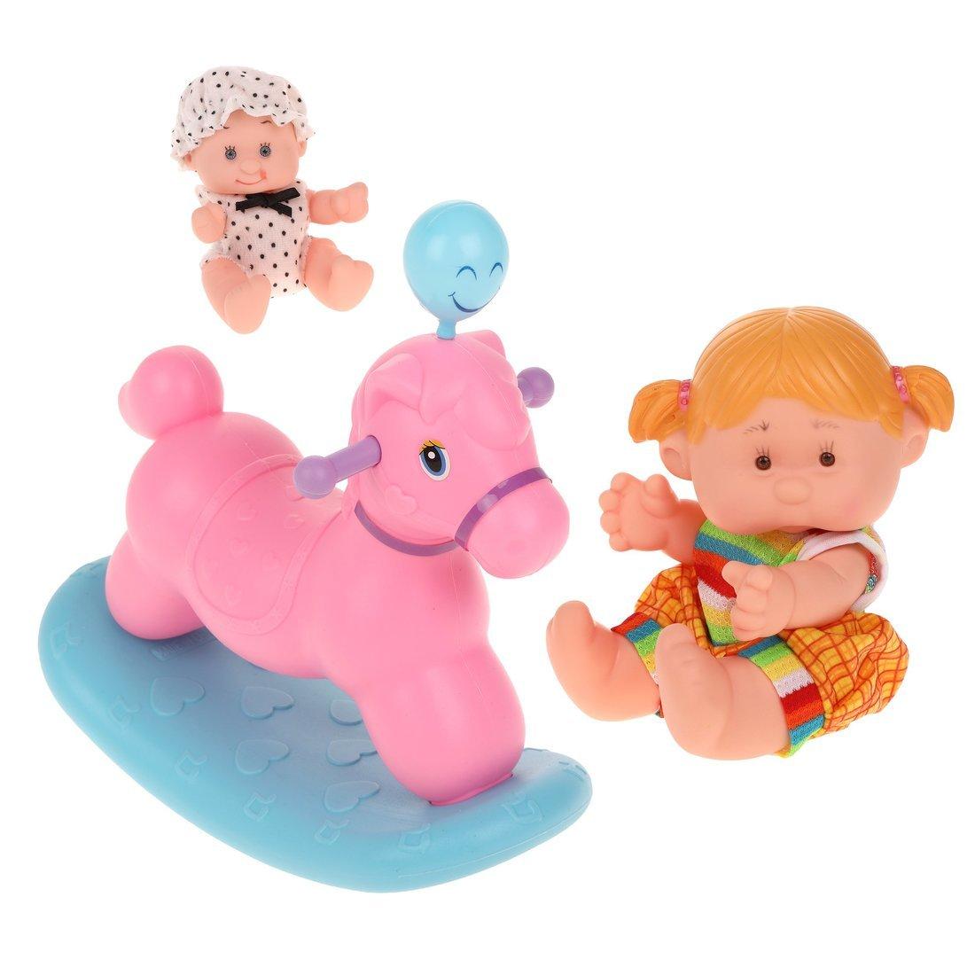 Игр. набор Мой малыш, в компл. кукла-пупс 25см., кукла-пупс 12,5см, предм.
1шт., в ассорт., пакет