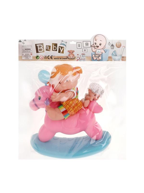 Игр. набор Мой малыш, в компл. кукла-пупс 25см., кукла-пупс 12,5см, предм.
1шт., в ассорт., пакет