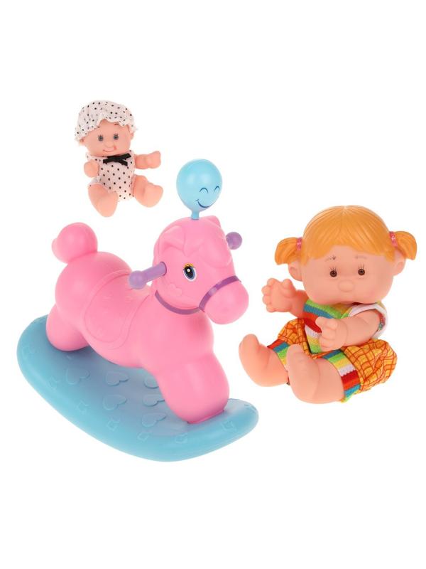 Игр. набор Мой малыш, в компл. кукла-пупс 25см., кукла-пупс 12,5см, предм.
1шт., в ассорт., пакет