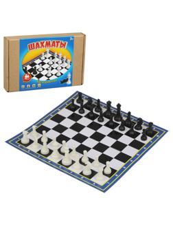 Игра настольная шахматы, в компл. игровое поле 18,5х18,5 см, шахматы, кор.