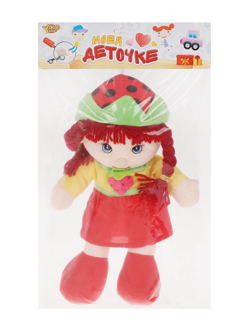 Кукла мягконабивная 35 см озвуч., эл. пит. AG13х3шт. вх. в компл., пакет