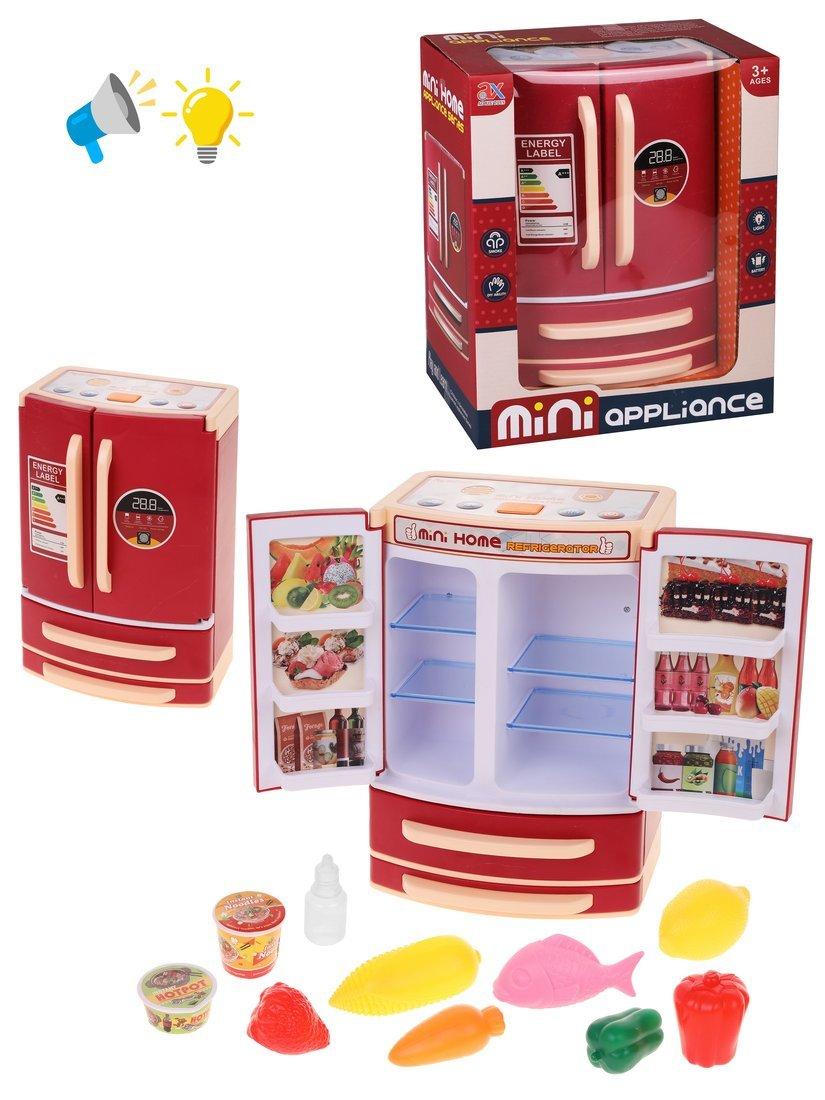 Игр. наб. Бытовая техника Холодильник, свет, звук, пар,в компл. предм.
12шт., эл. пит. ААх3шт., не вх. в компл., кор.