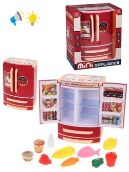 Игр. наб. Бытовая техника Холодильник, свет, звук, пар,в компл. предм.
12шт., эл. пит. ААх3шт., не вх. в компл., кор.