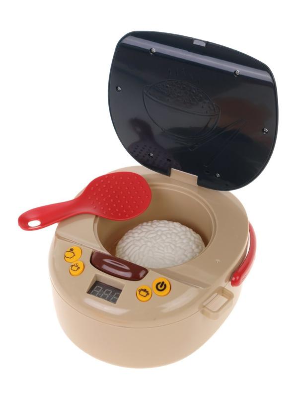 Игр. наб. Бытовая техника Скороварка, свет, звук, пар,в компл. предм. 9шт.,
эл. пит. ААх3шт., не вх. в компл., кор.