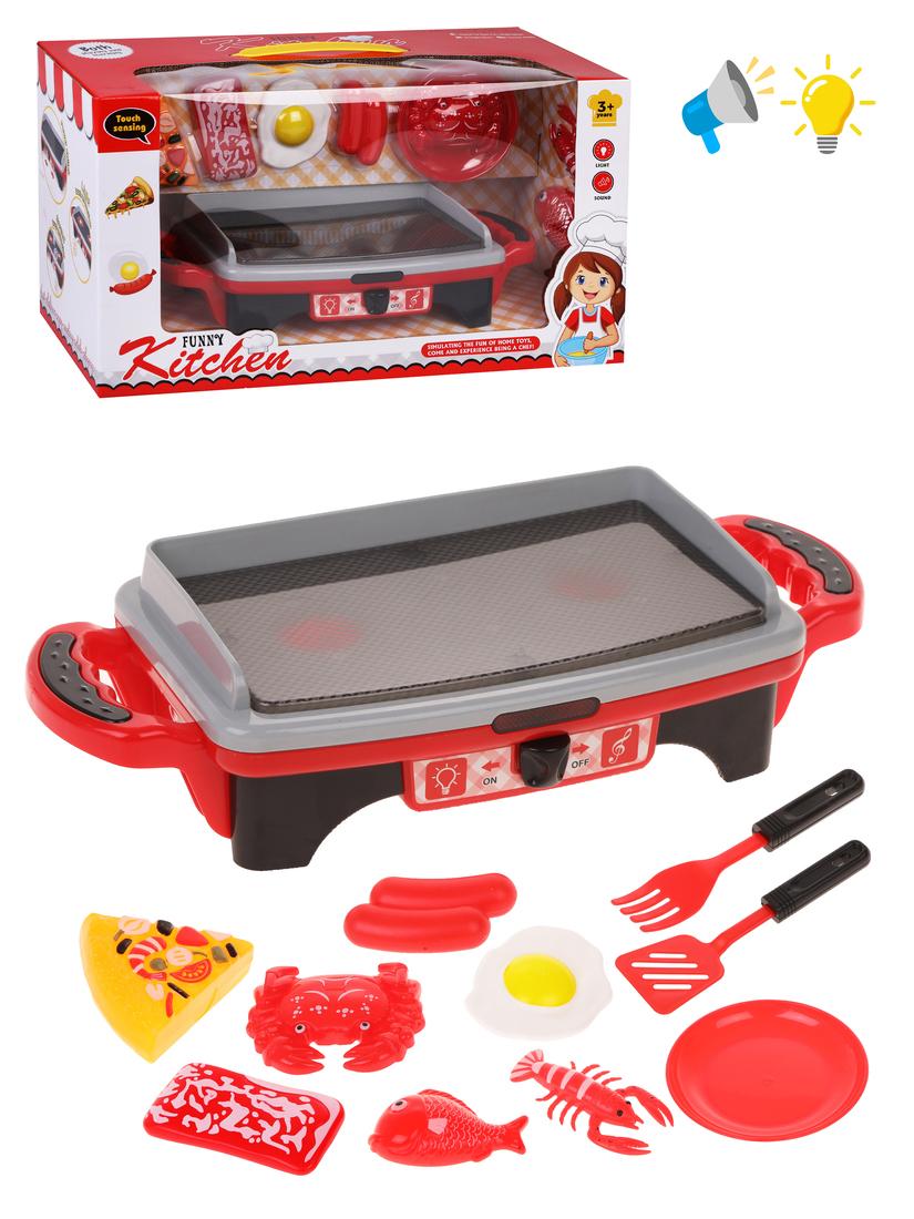 Игр. наб. Бытовая техника Барбекю, свет, звук, в компл. предм. 11шт., эл.
пит. ААх3шт. не вх. в компл., кор.