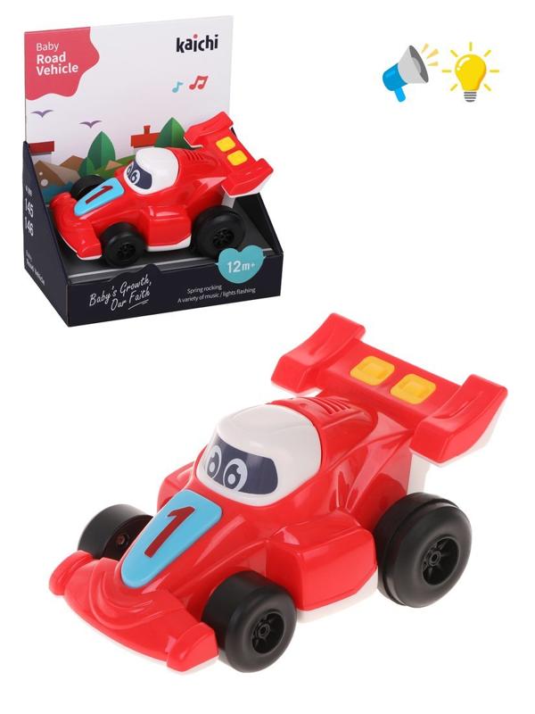 Машинка инерц., свет, звук, эл.пит. AG13*3шт. вх.в компл., коробка