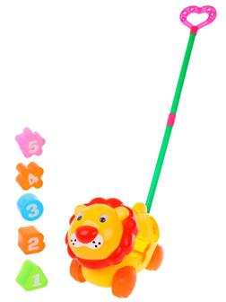 Каталка с ручкой Лев, пакет