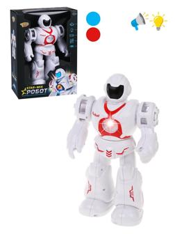 Робот эл., свет, звук, эл.пит.АА*3шт.не вх.в комплект, коробка, в ассортименте