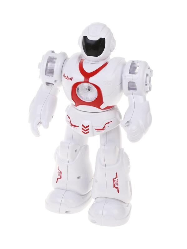 Робот эл., свет, звук, эл.пит.АА*3шт.не вх.в комплект, коробка, в ассортименте