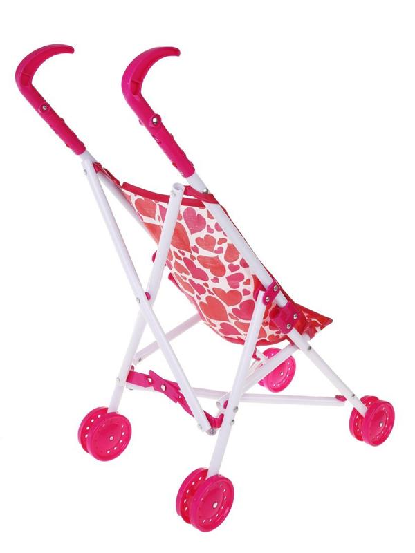 Коляска-трость Сердца светящаяся, пластмасса, эл.пит.AG3*6шт.вх.в комплект,
пакет