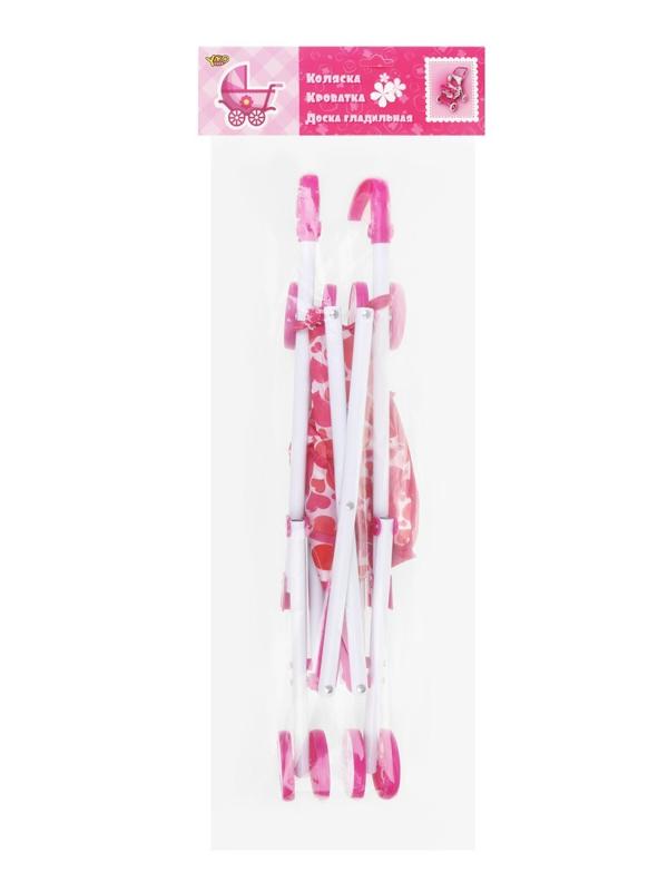 Коляска-трость Сердца, металл, пакет