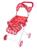 Коляска прогулочная Сердца с крышей, металл, пакет