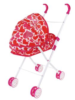 Коляска-люлька Сердца, металл, пакет
