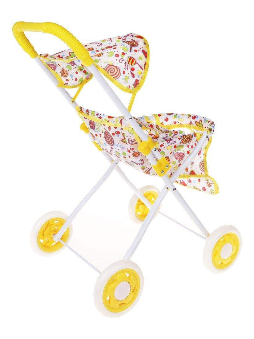 Коляска прогулочная Сладости с крышей, металл, пакет