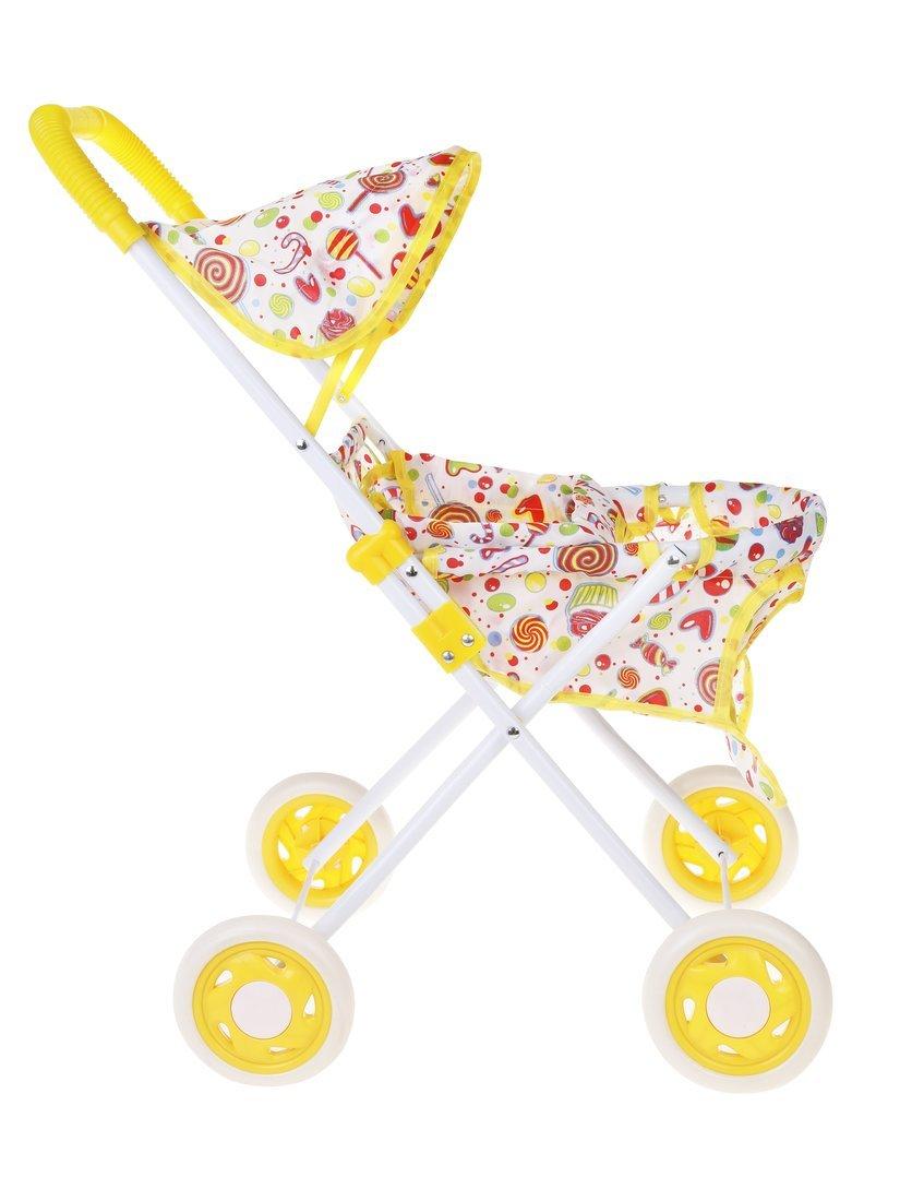 Коляска прогулочная Сладости с крышей, металл, пакет
