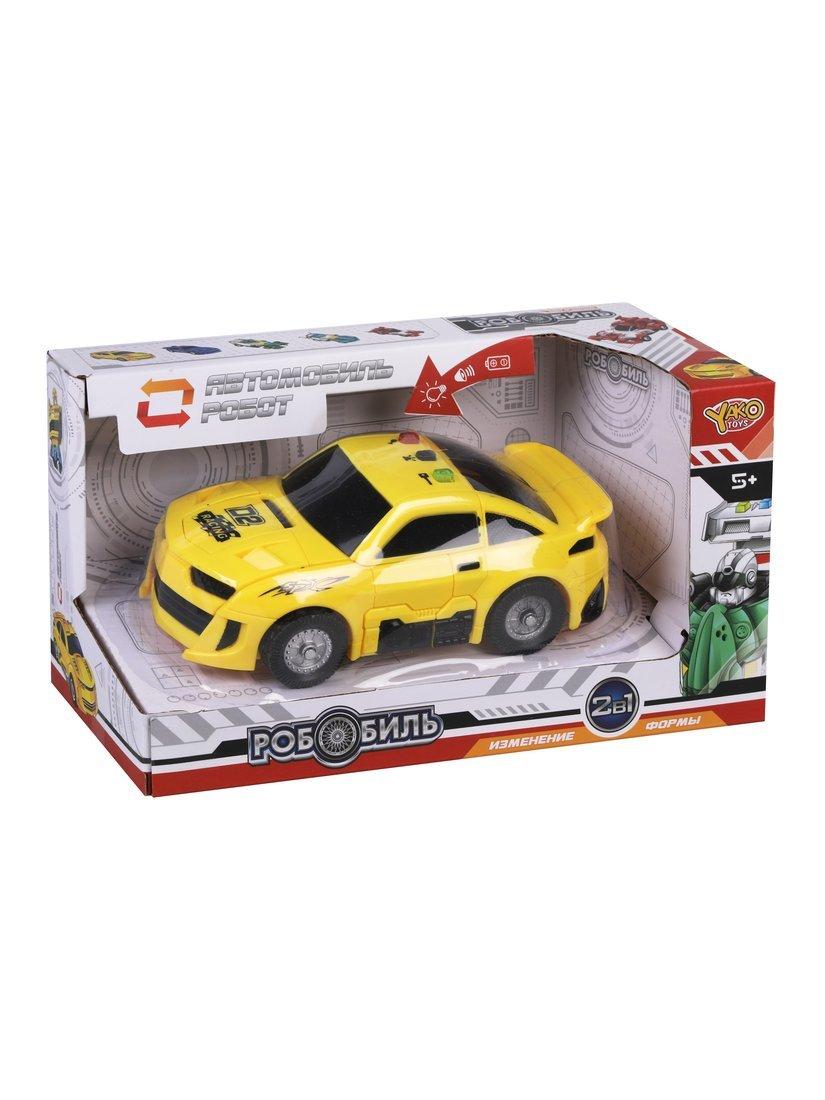 Машина-робот эл., свет, звук, в комплекте: тестовые эл.пит. AG3*3шт., коробка