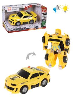 Машина-робот эл., свет, звук, в комплекте: тестовые эл.пит. AG3*3шт., коробка