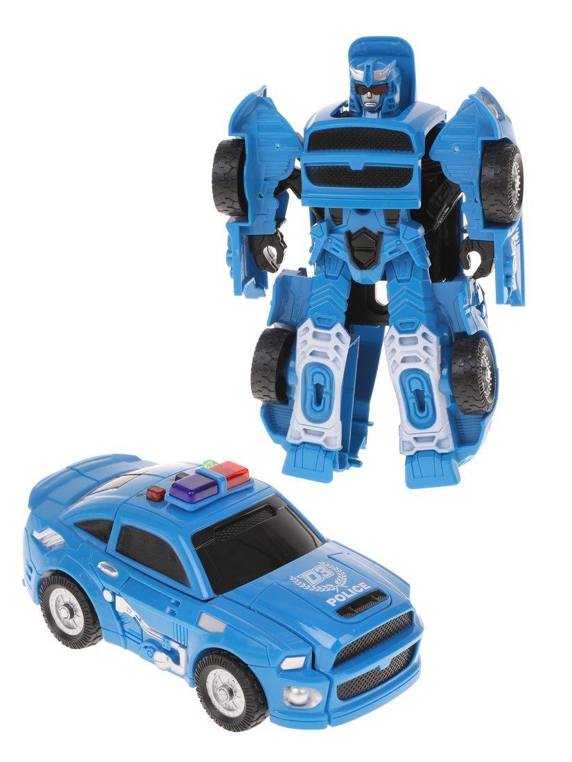 Машина-робот эл., свет, звук, в комплекте: тестовые эл.пит. AG3*3шт., коробка