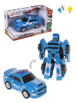 Машина-робот эл., свет, звук, в комплекте: тестовые эл.пит. AG3*3шт., коробка