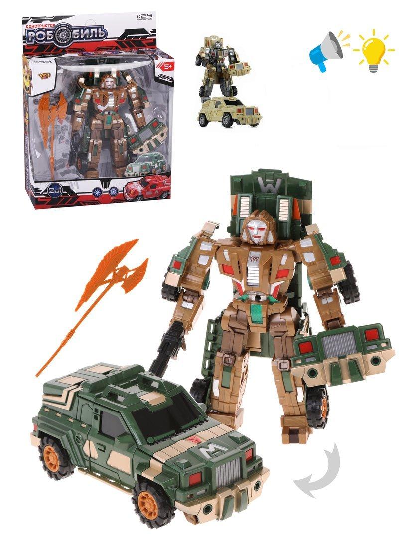 Робот-машина, свет, звук, в комплекте тестовые эл.пит.LR44*3шт., коробка, в
ассортименте