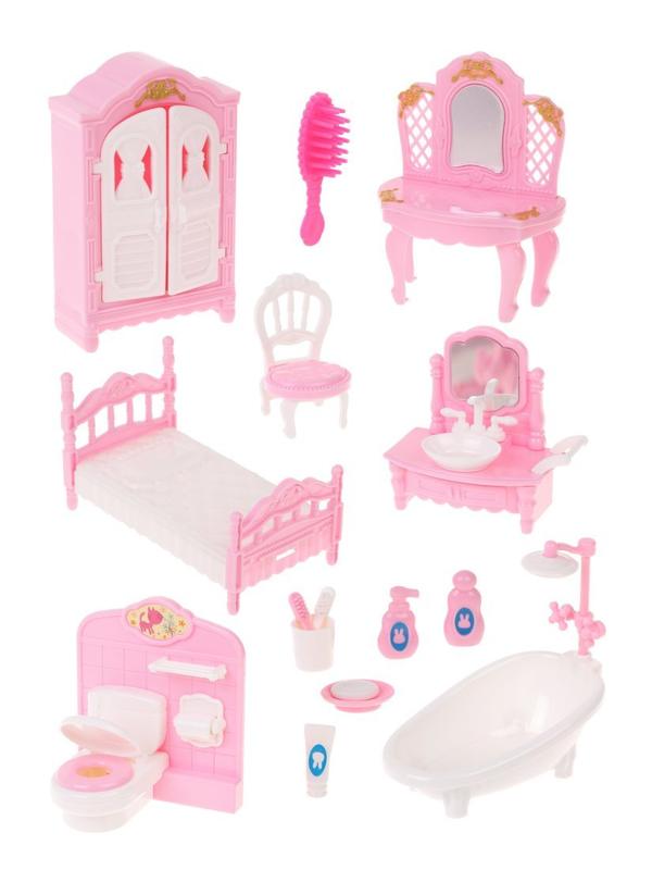 Игр. наб. Ванная, в компл. предм.14шт., блистер