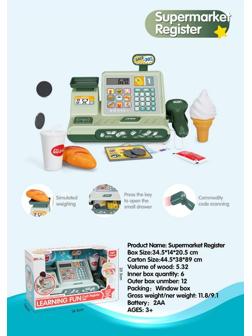 Игр. наб. Магазин, свет, звук, предм. 8 шт., эл. пит. ААх2шт. не вх. в
компл., кор.