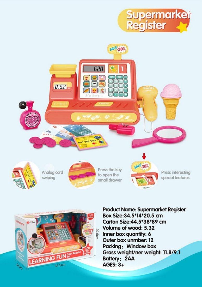 Игр. наб. Магазин, свет, звук, предм. 7 шт., эл. пит. ААх2шт. не вх. в
компл., кор.