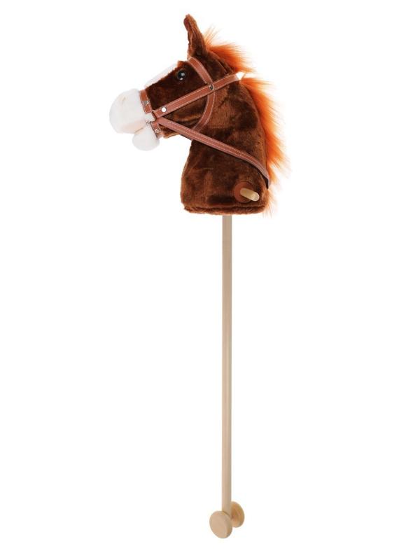 Лошадка-скакалка с колесиками, плюш, 95 см, звук галопа, эл.пит.3*LR44 вх.в
комплект