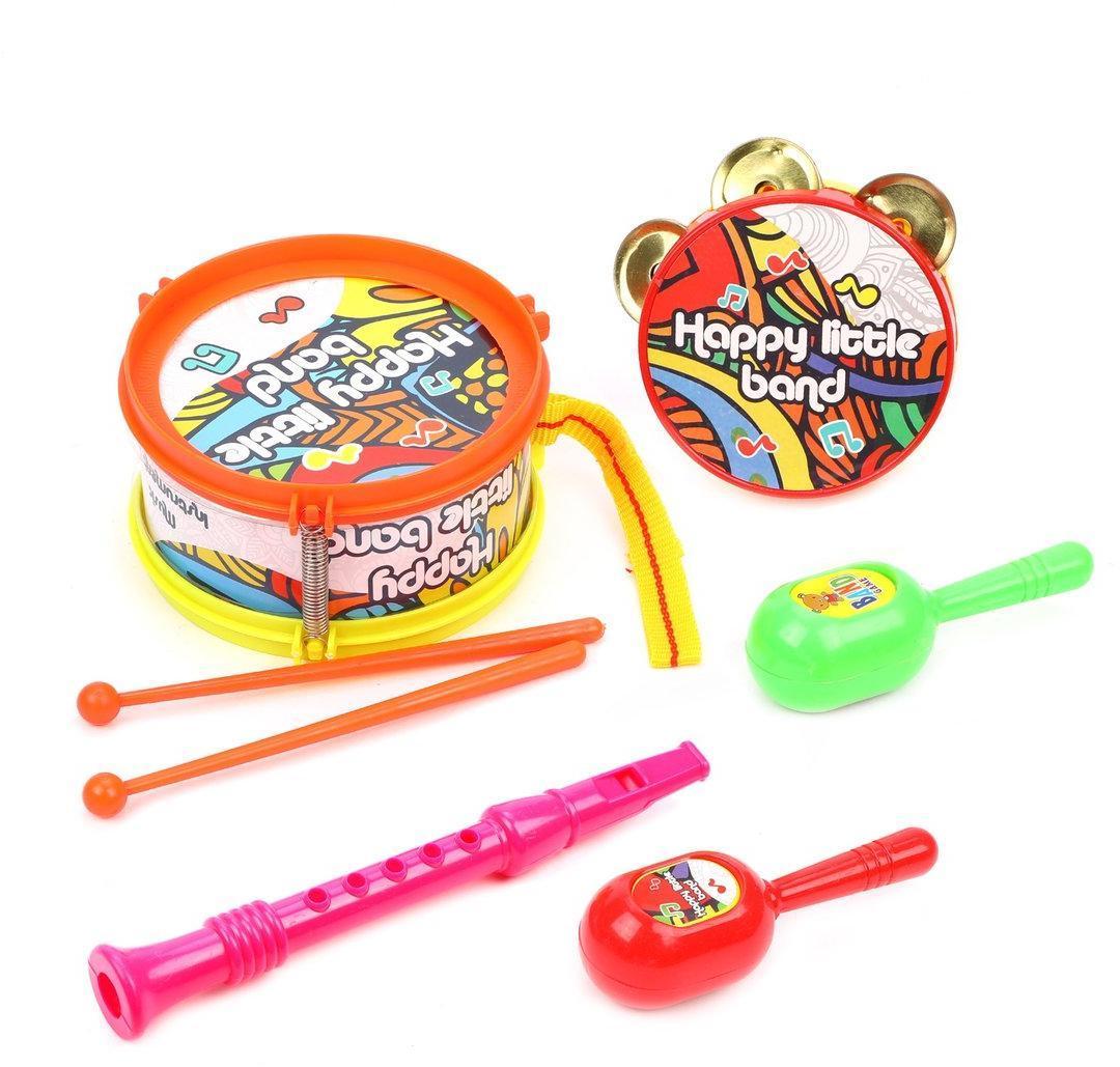 Набор музык. Инструментов Веселая компания, 4 предм., в ассорт., пакет