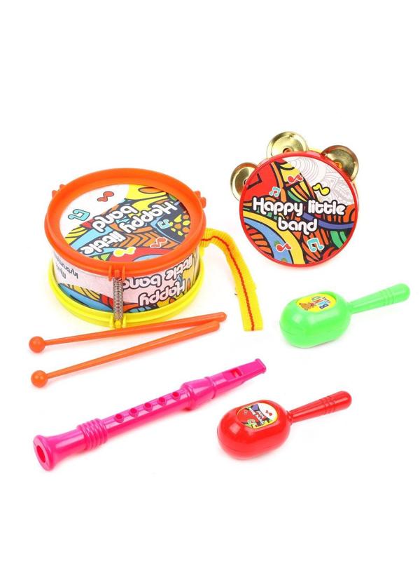 Набор музык. Инструментов Веселая компания, 4 предм., в ассорт., пакет