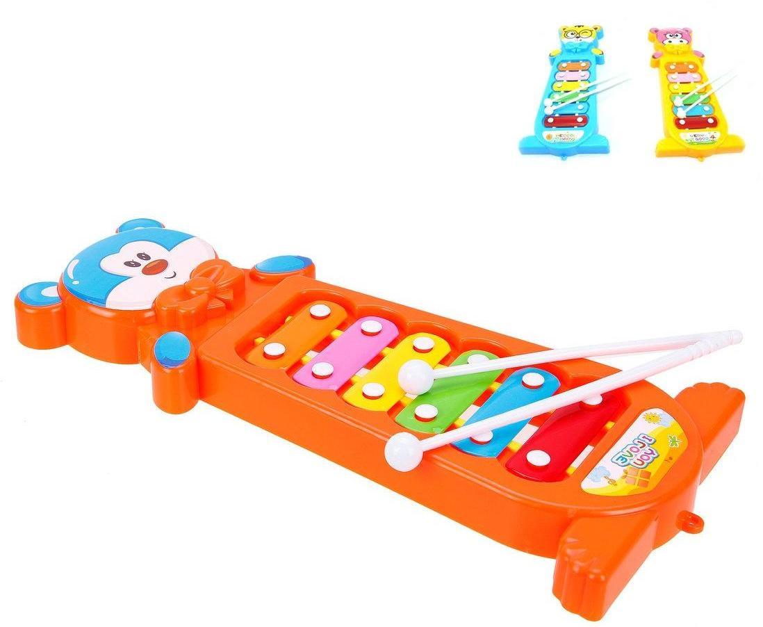 Ксилофон, 6 тонов, в ассорт.