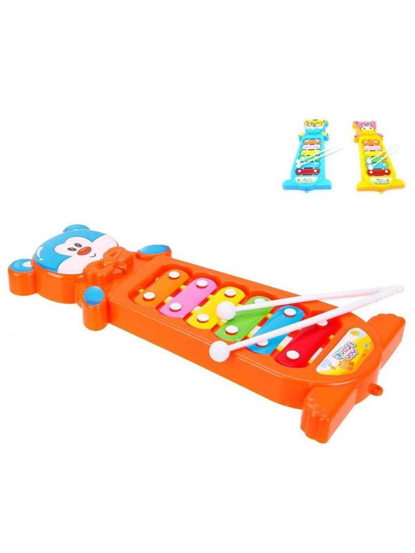 Ксилофон, 6 тонов, в ассорт.