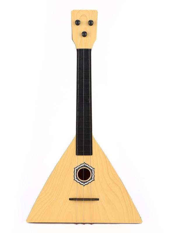 Балалайка, 3 струны, 41 см, чехол, в ассорт.