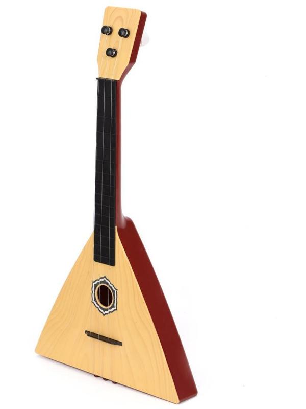 Балалайка, 3 струны, 41 см, чехол, в ассорт.