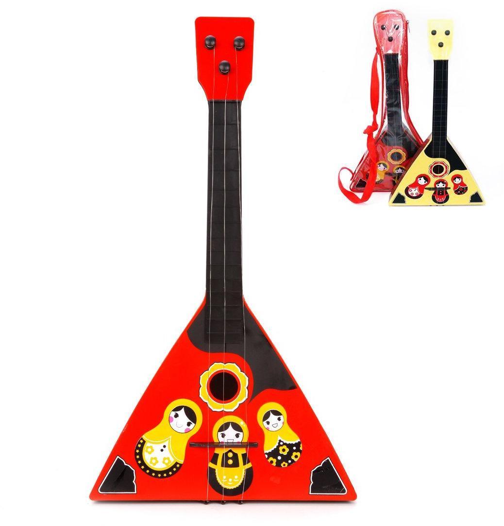 Балалайка 3 струны, в ассорт.