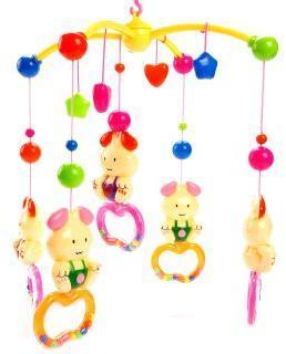 Подвеска на кроватку Мое солнышко Мышата звук, в ассорт., батар.АА*2шт. в
компл.не вх.