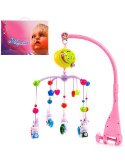 Подвеска на кроватку Мое солнышко Зайчата звук, в ассорт., батар.АА*2шт. в
компл.не вх.